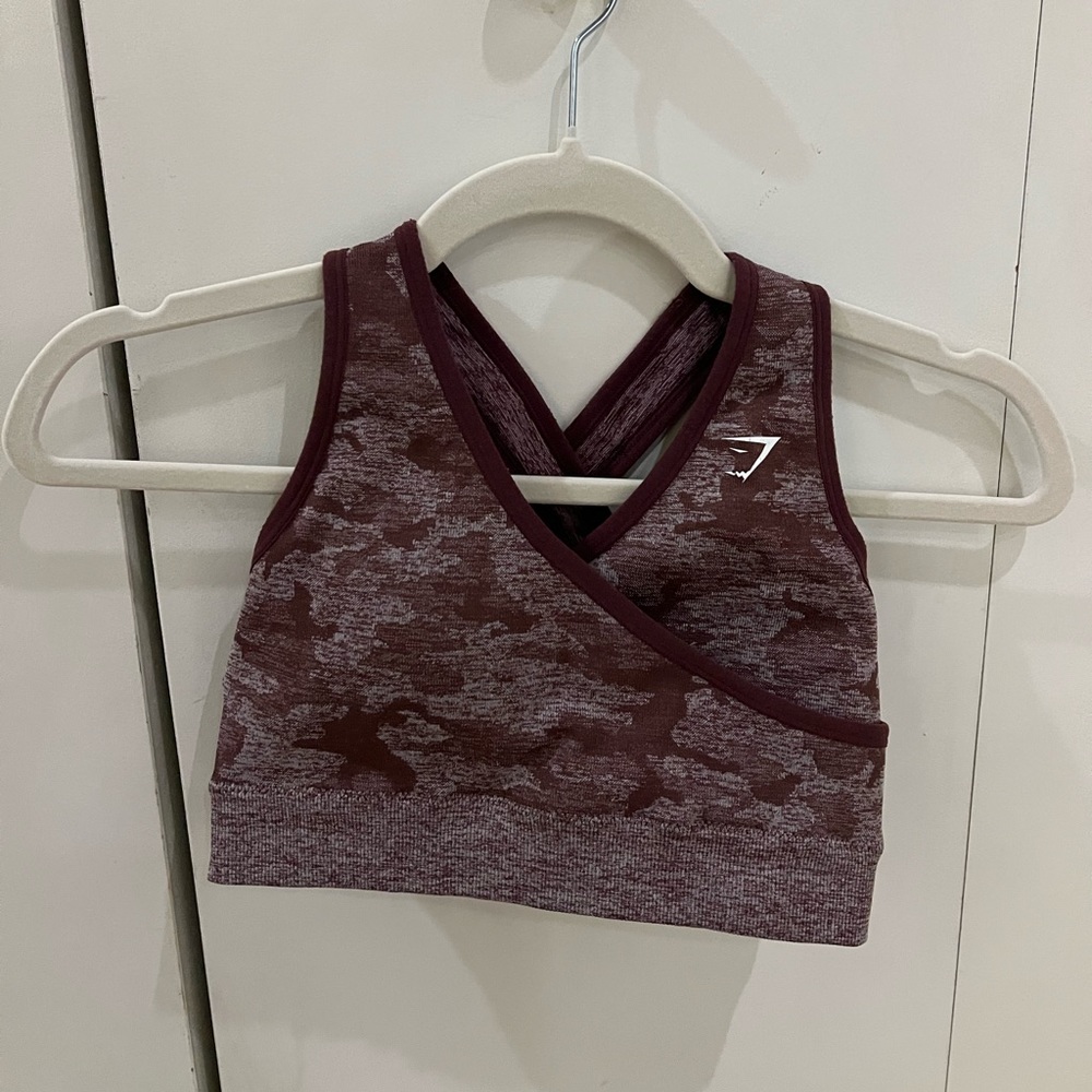 GYMSHARK ADAPT CAMO BRA